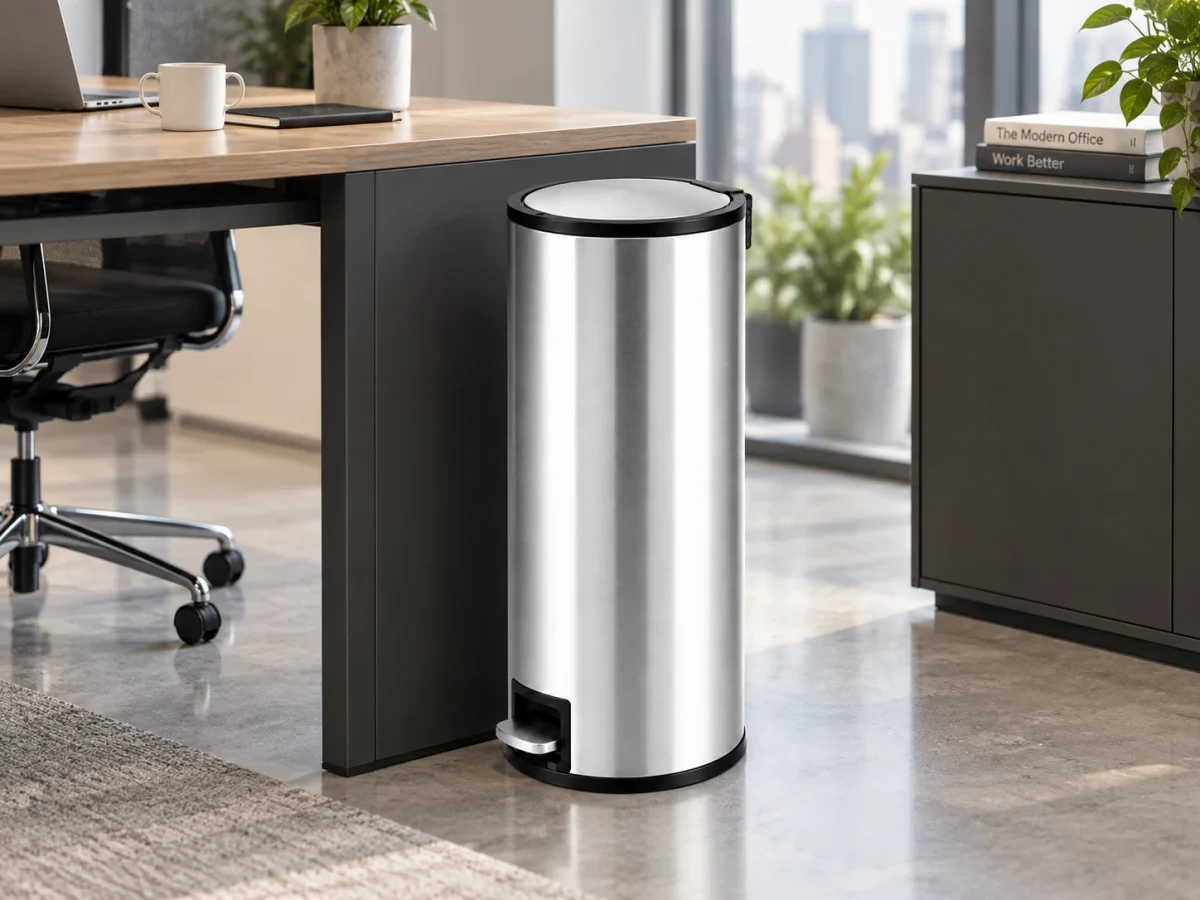 AKA Hilo Pedal Bin 30L in a modern office